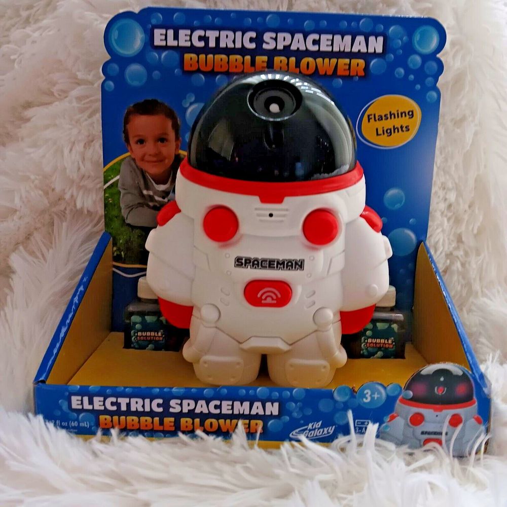 Kid Galaxy Mr. Bubble Double Bubble Blower w/ 4oz. of Bubbles New - Picture 7 of 9